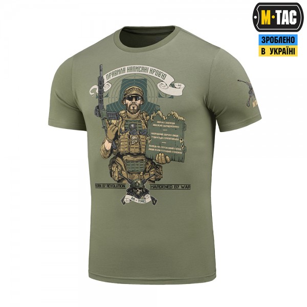 M-Tac футболка Заповеди стрелка Light Olive - 3576102