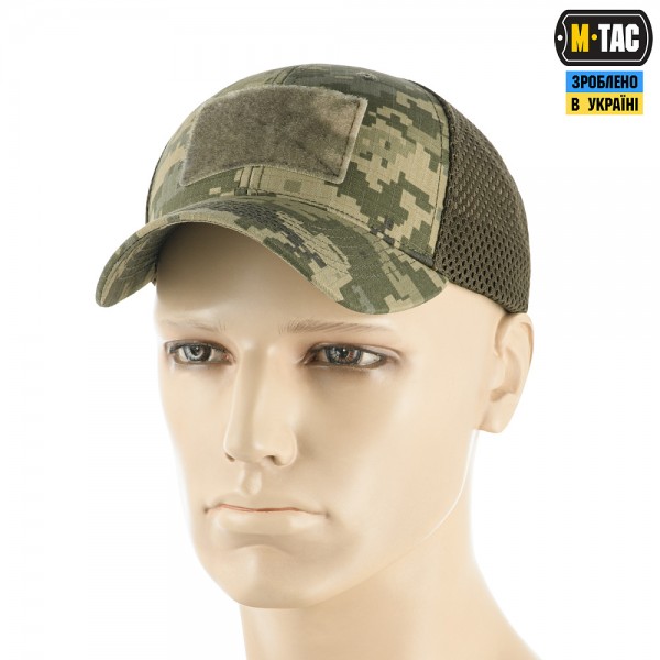 M-Tac бейсболка тактическая с сеткой Rip-Stop MM14 - 40596030