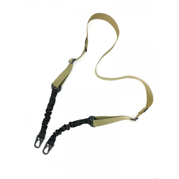 Ремень для АК 2-х точечный Койот полиамидный с 2-мя регулировками ТТХ - 3576038