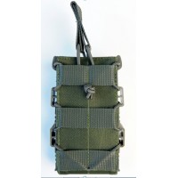 Подсумок полимерный каркасный для 1 магазина АК Cordura 1050 ТТХ Олива