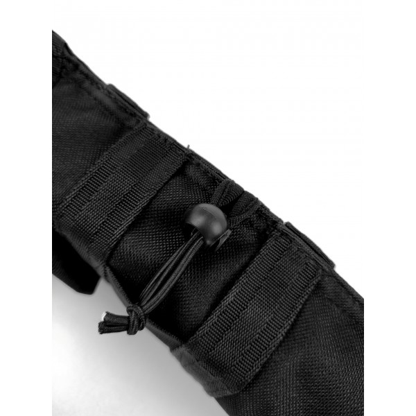 Подсумок закрытый бесшумный одинарный для 2-х магазинов РПК ТТХ Черный - 3576032