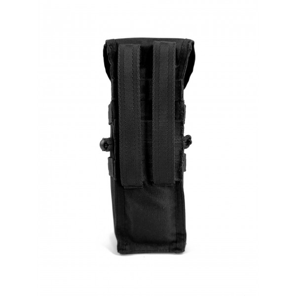 Подсумок закрытый бесшумный одинарный для 2-х магазинов РПК ТТХ Черный - 3576032
