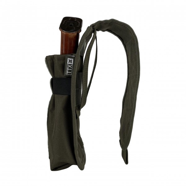 Подсумок закрытый одинарный для 2-х магазинов АК ТТХ MS Cordura 500D Олива - 3576029