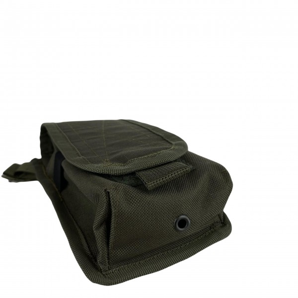 Подсумок закрытый одинарный для 2-х магазинов АК ТТХ MS Cordura 500D Олива - 3576029