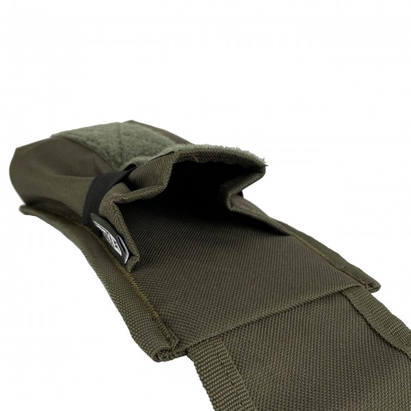 Подсумок закрытый одинарный для 2-х магазинов АК ТТХ MS Cordura 500D Олива - 3576029