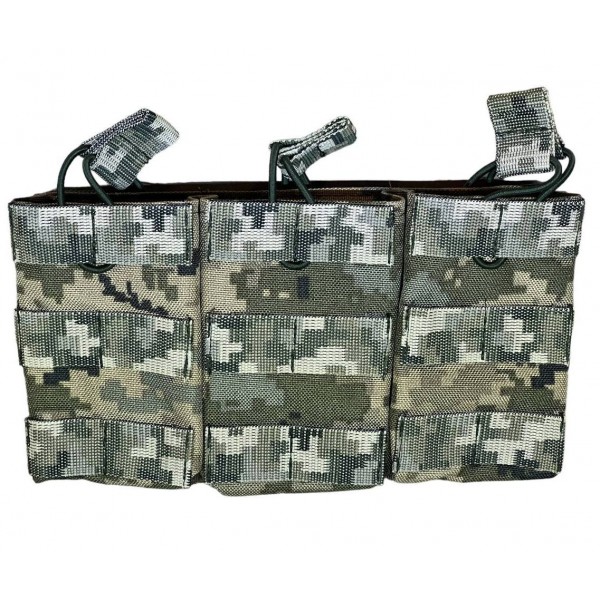 Подсумок под 3 магазина АК универсальный Cordura ТТХ 1050D Пиксель - 3576016