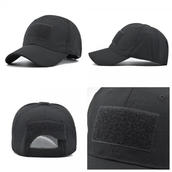 Бейсболка Rip-Stop з Velcro на потилиці Чорна - 3576003 Бейсболка Rip-Stop з Velcro на потилиці Чорна - 3576003