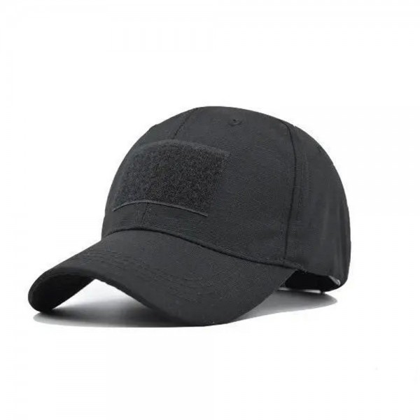 Бейсболка Rip-Stop з Velcro на потилиці Чорна - 3576003