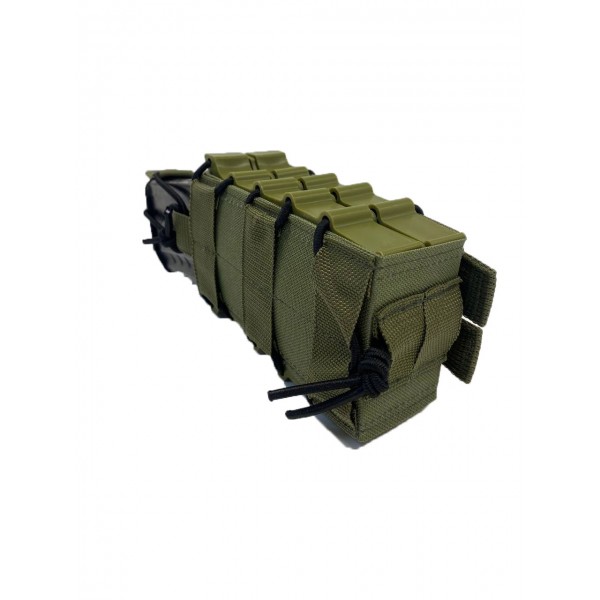 Двойной штурмовой подсумок для магазинов АК система Molle (Олива) МК пластиковые бока - 3575973 Двойной штурмовой подсумок для магазинов АК система Molle (Олива) МК пластиковые бока - 3575973