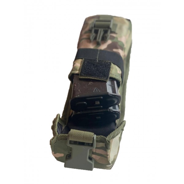 Подсумок для двух магазинов АК закрытого типа на фастексе и кнопках МК (Мультикам) - 3575969 Подсумок для двух магазинов АК закрытого типа на фастексе и кнопках МК (Мультикам) - 3575969