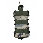 Одинарный штурмовой подсумок для магазинов АК (ММ-14) МК пластиковые вставки на кнопках