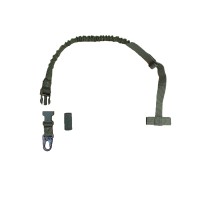 Одноточковий збройовий ремінь з кріпленням до плитоноски uaBronik Олива