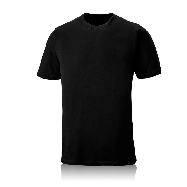 Футболка стрейч кулір (95% бавовна, 5% еластан) МК Чорна - 3587725