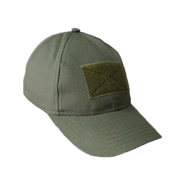 Бейсболка с липучкой олива - 3193475