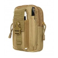 Поясна сумка органайзер із системою Molle койот