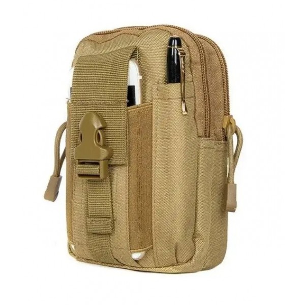 Поясна сумка органайзер із системою Molle койот - 3573626
