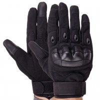 Рукавички тактичні сенсорні повнопалі чорні