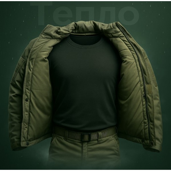 Куртка горка тактическая олива зима - 3575813