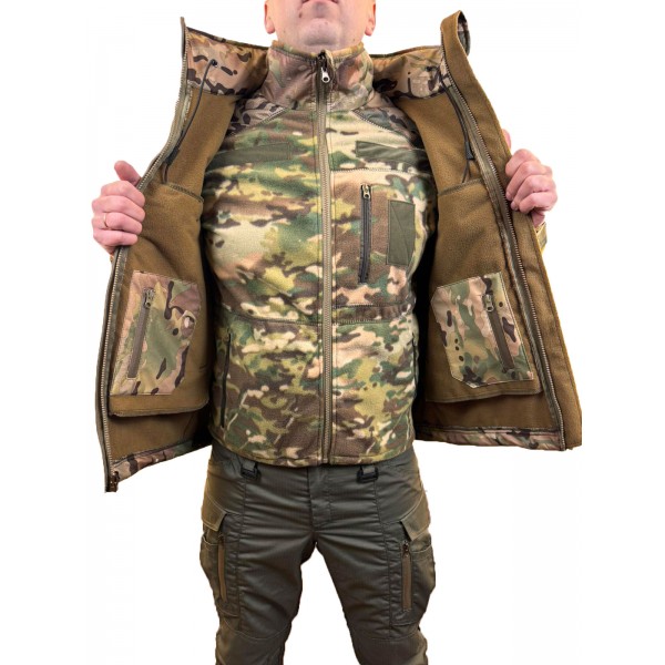 Куртка Soft Shell с флис кофтой мультикам Pancer - 3575812 Куртка Soft Shell с флис кофтой мультикам Pancer - 3575812