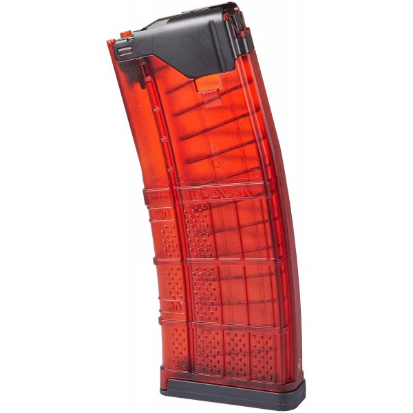 Магазин Lancer L5AWM кал. 223 Rem. Червоний. Ємність - 30 патронів - 3575783