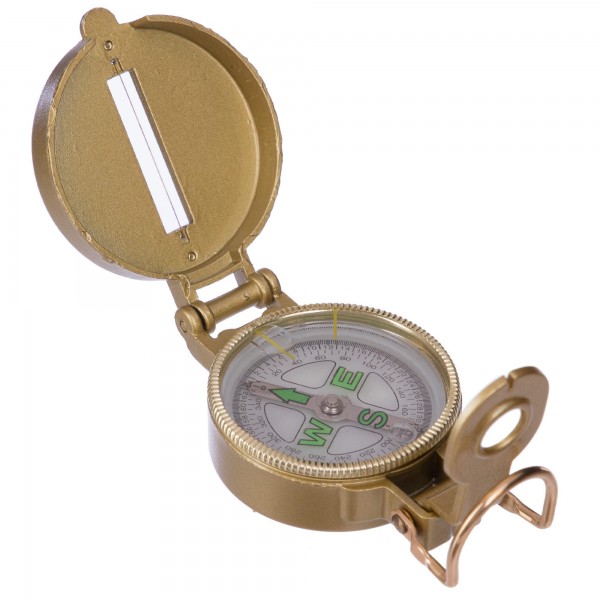 Компас DC45-3 жидкостный в закрытом корпусе d-48 мм цвет золотой - 3575759
