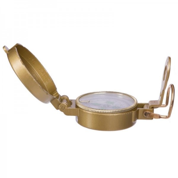 Компас DC45-3 жидкостный в закрытом корпусе d-48 мм цвет золотой - 3575759 Компас DC45-3 жидкостный в закрытом корпусе d-48 мм цвет золотой - 3575759