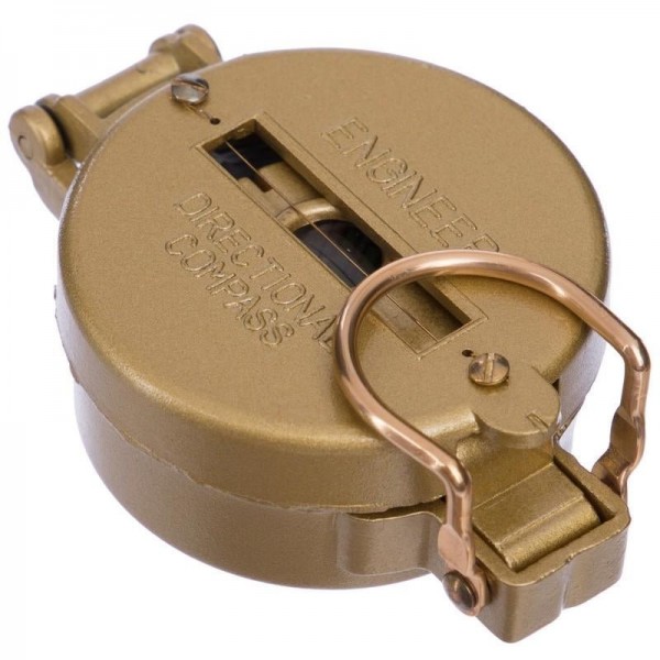 Компас DC45-3 жидкостный в закрытом корпусе d-48 мм цвет золотой - 3575759 Компас DC45-3 жидкостный в закрытом корпусе d-48 мм цвет золотой - 3575759