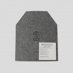 Бронепластина 2-й класс защиты 3 мм Miilux Protection 500 (размер 250х300 мм, вес 1.9 кг)