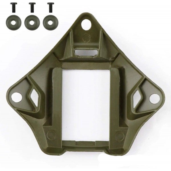 Металлическая платформа крепление NVG звезда на тактический шлем олива - 3575690 Металлическая платформа крепление NVG звезда на тактический шлем олива - 3575690