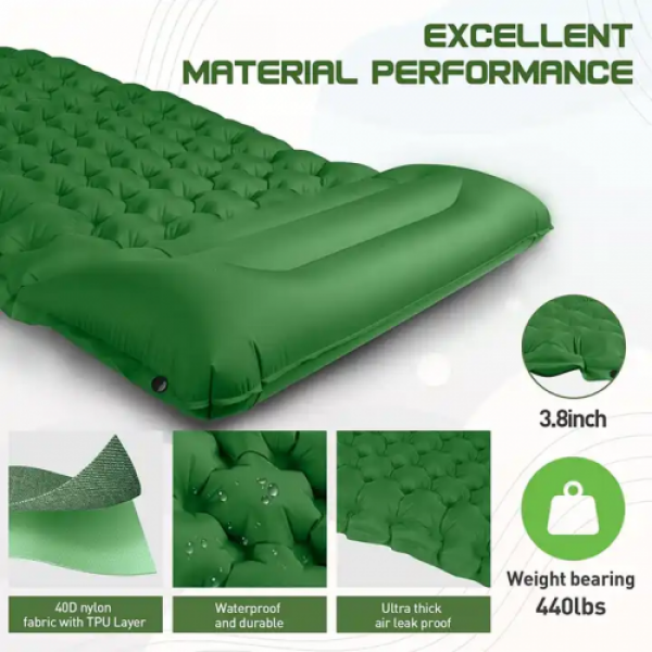 Коврик надувной WQ-CP09 серый - 3575656 Коврик надувной WQ-CP09 серый - 3575656