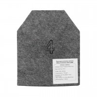 Бронеплита 4-го класу захисту Miilux Protection 500-6,5 мм (вага 3.8 кг)