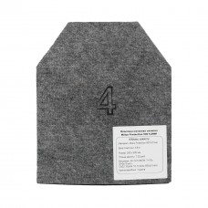 Бронеплита 4-го класса защиты Miilux Protection 500-6,5 мм (вес 3.8 кг)