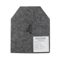 Бронеплита 4-го класу захисту Miilux Protection 500 8 мм (розмір 250х300 мм, вага 4.8 кг)