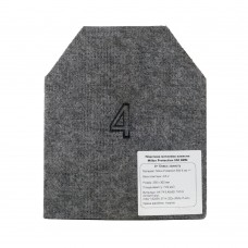 Бронеплита 4-го класса защиты Miilux Protection 500 8 мм (размер 250х300 мм, вес 4.8 кг)