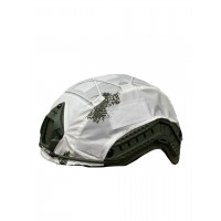 Кавер (чохол) на шолом каску Fast Oberig Білий Клякса