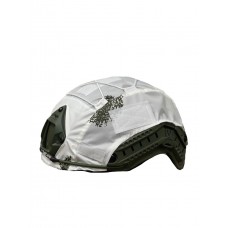 Кавер (чохол) на шолом каску Fast Oberig Білий Клякса