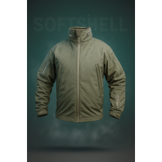 Куртка Soft Shell з фліс кофтою Олива Pancer