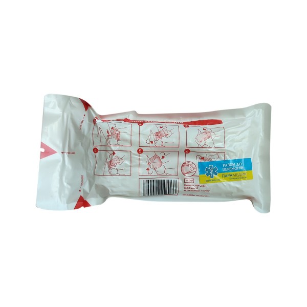 Бандаж израильский (Israeli bandage) 6″ с одной подушечкой белый - 3575624