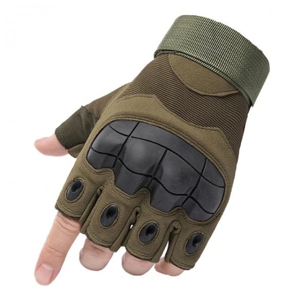 Рукавички тактичні безпалі OutDoor Tactics Олива - 3575620