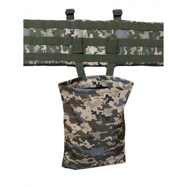 Подсумок для сброса магазинов с подкладкой на очень надежной системе MOLLE пиксель МК - 3575610