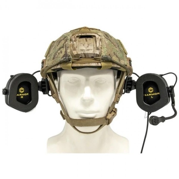 Активні навушники Earmor M32X Mark3 MilPro ORIGINAL Чебурашка на шолом койот - 3575595 Активні навушники Earmor M32X Mark3 MilPro ORIGINAL Чебурашка на шолом койот - 3575595
