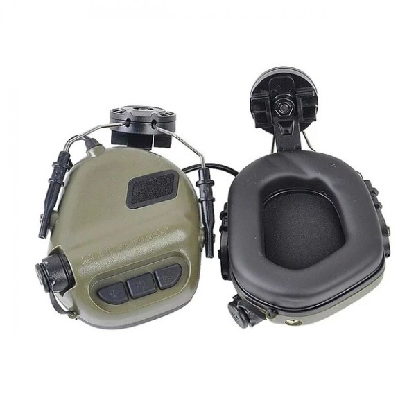 Тактичні активні навушники earmor M31H MOD3, кріплення навушників до шолома fast олива - 3575590 Тактичні активні навушники earmor M31H MOD3, кріплення навушників до шолома fast олива - 3575590