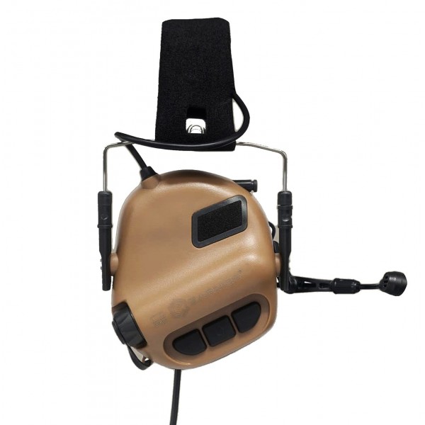 Активні навушники Earmor M32H mod3 з кріпленням на шолом койот - 3575587 Активні навушники Earmor M32H mod3 з кріпленням на шолом койот - 3575587