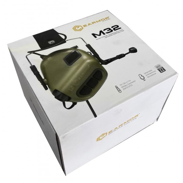 Активні навушники Earmor M32H mod3 з кріпленням на шолом олива - 3575586 Активні навушники Earmor M32H mod3 з кріпленням на шолом олива - 3575586