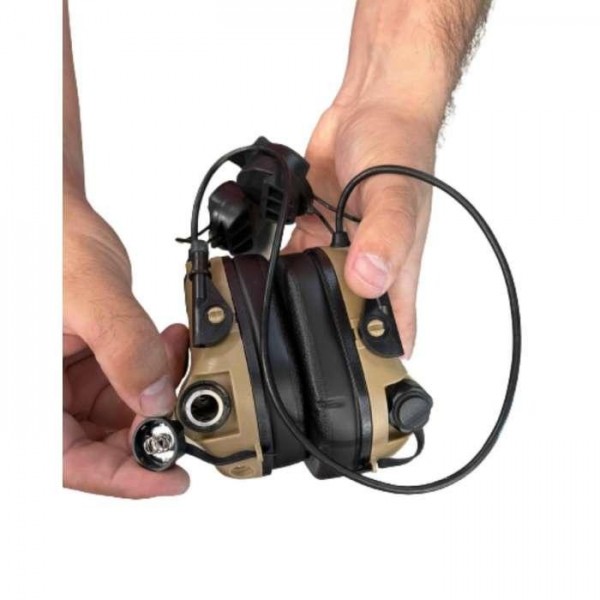 Тактичні активні навушники Earmor M31H MOD3 койот - 3575584 Тактичні активні навушники Earmor M31H MOD3 койот - 3575584