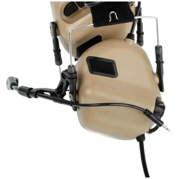 Тактичні активні навушники з мікрофоном хакі earmor M32 MOD3 койот - 3575582 Тактичні активні навушники з мікрофоном хакі earmor M32 MOD3 койот - 3575582