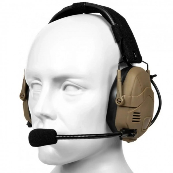 Тактические активные наушники HD-16 с шумоподавлением койот - 3575579 Тактические активные наушники HD-16 с шумоподавлением койот - 3575579