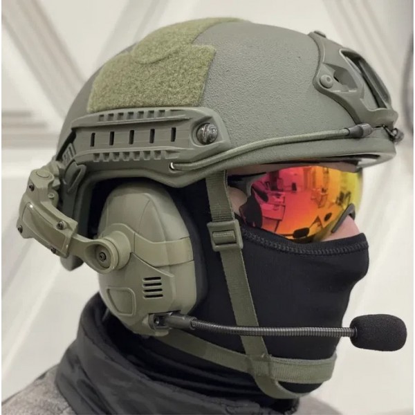 Тактичні активні навушники HD-16 із шумозаглушенням олива - 3575578 Тактичні активні навушники HD-16 із шумозаглушенням олива - 3575578