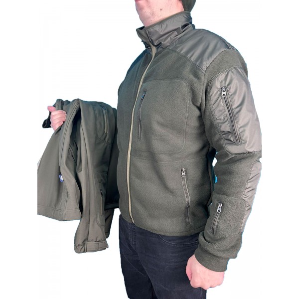 Куртка Soft Shell с флис кофтой Олива Pancer - 3575573 Куртка Soft Shell с флис кофтой Олива Pancer - 3575573