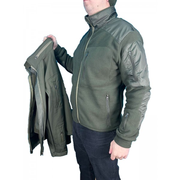 Куртка Soft Shell с флис кофтой Олива Pancer - 3575573 Куртка Soft Shell с флис кофтой Олива Pancer - 3575573